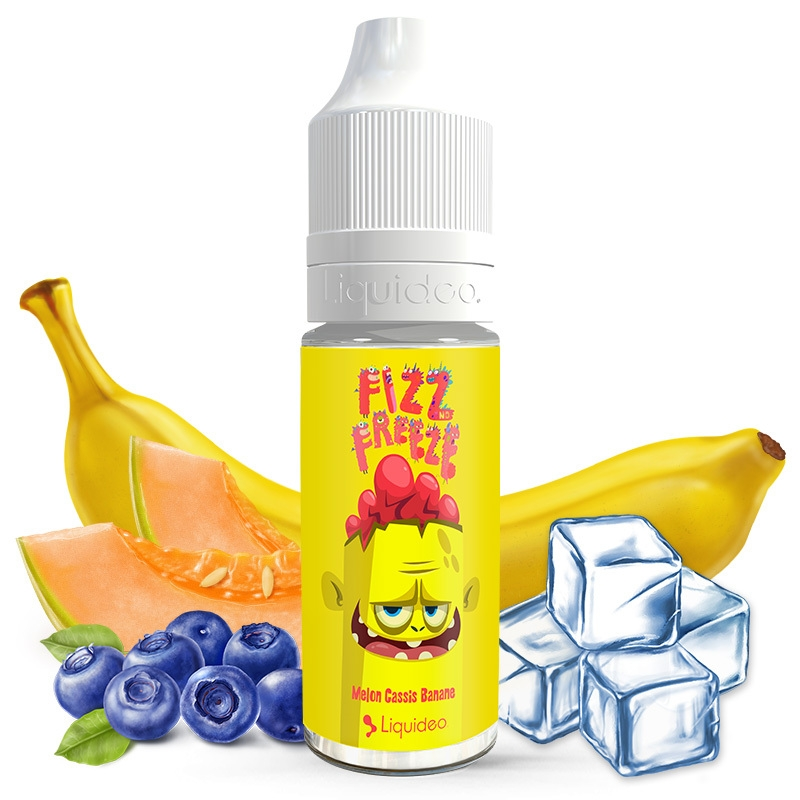 Liquideo Fizz and freeze Melon cassis banane 10ml