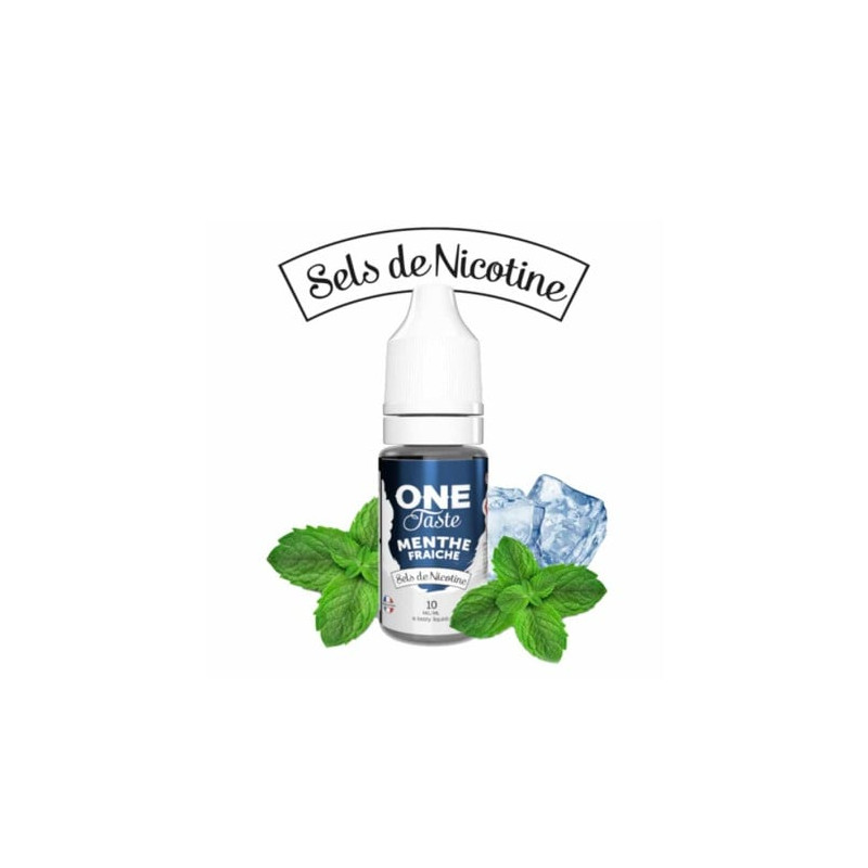 E.tasty One Taste Sels de nicotine menthe fraîche 10ml