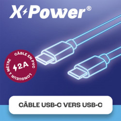 Câble USB-C vers USB-C  X Power
