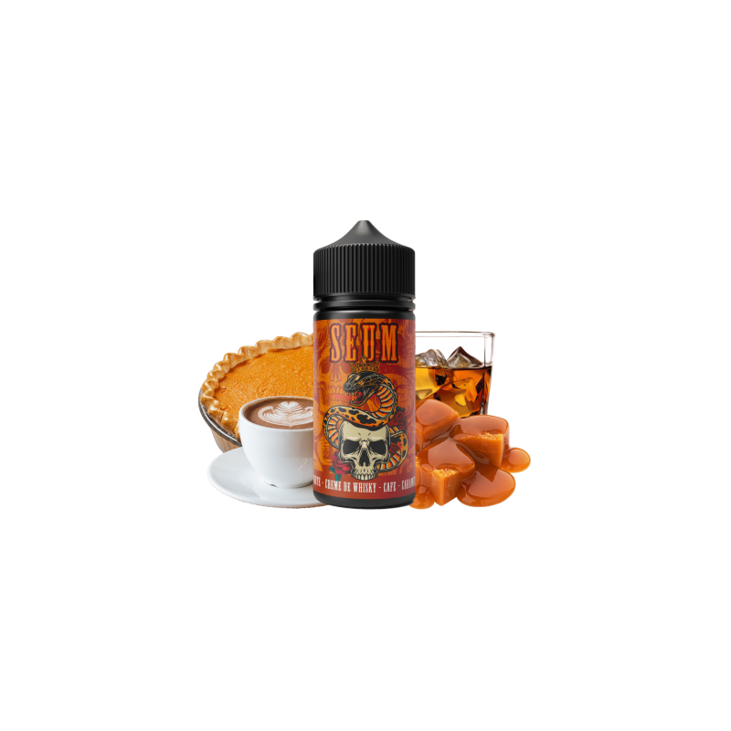 Tarte-Crème de whisky-café-caramel 50ml Seum