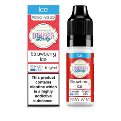 Strawberry Ice Nic Salt 10ml Dinner Lady