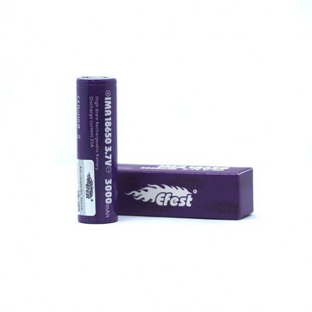 Batterie Efest purple 18650 3100 mah