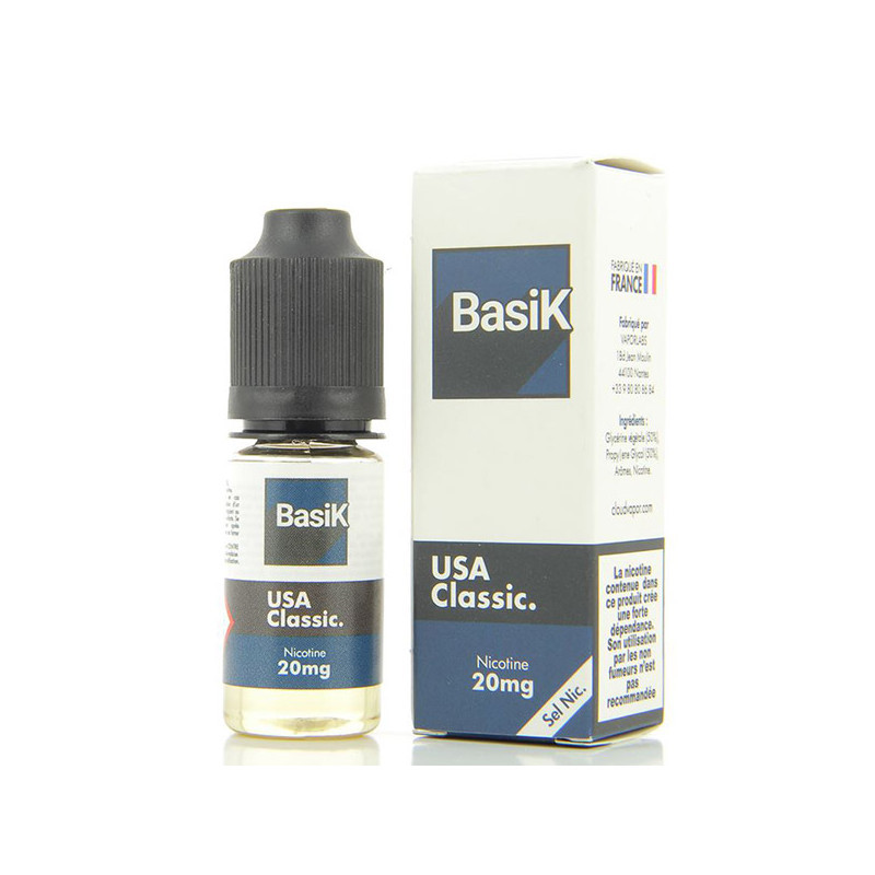 BASIK - USA Classic 10ml Sels Cloud Vapor