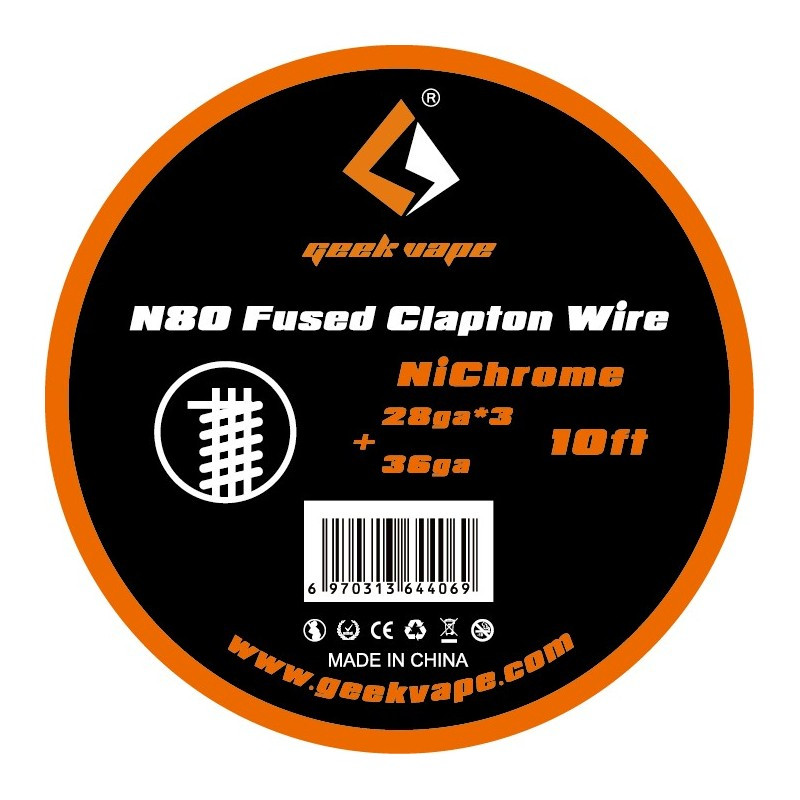 Fil N80 Fused Clapton Wire ZN08 Geekvape